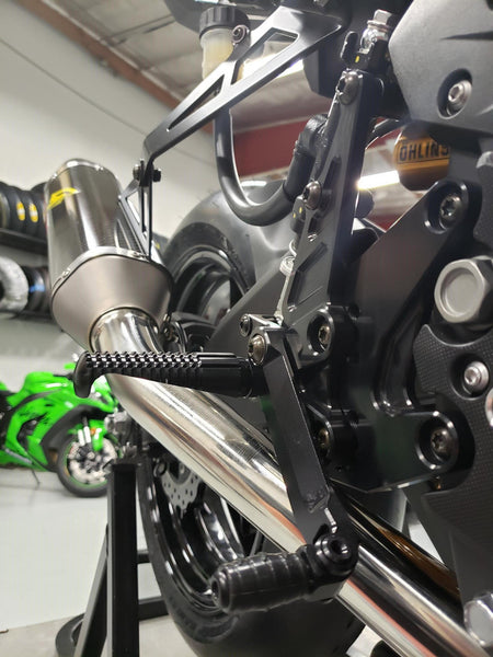 Graves Motorsports Kawasaki Ninja 400 + Ninja 500 Adjustable Rearsets