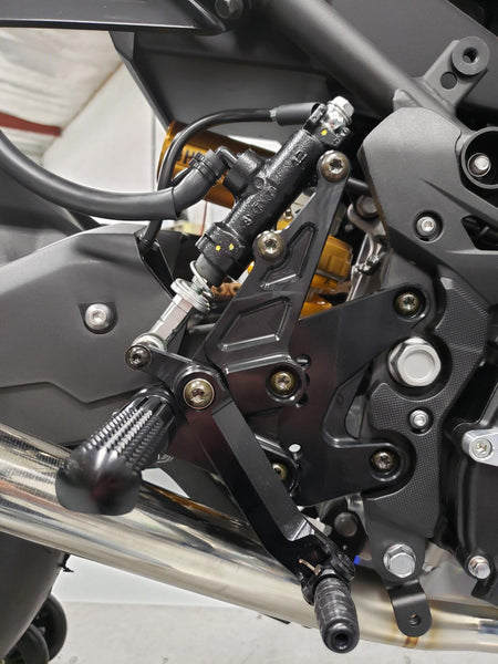 Graves Motorsports Kawasaki Ninja 400 + Ninja 500 Adjustable Rearsets