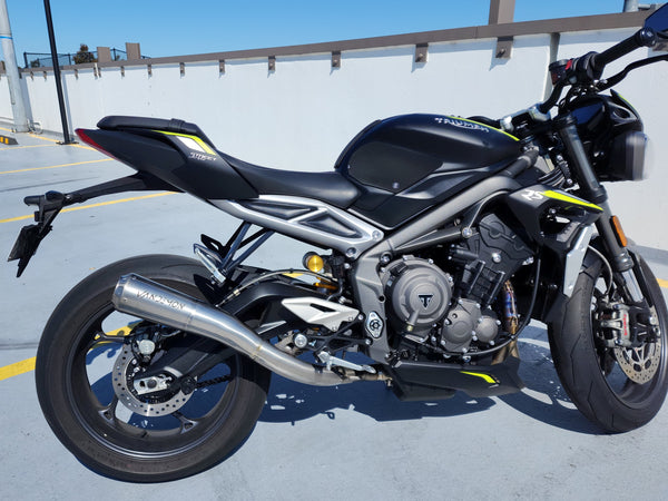 Triumph 765 S/R/RS Street Triple Vandemon Full Titanium Exhaust 2018-2022