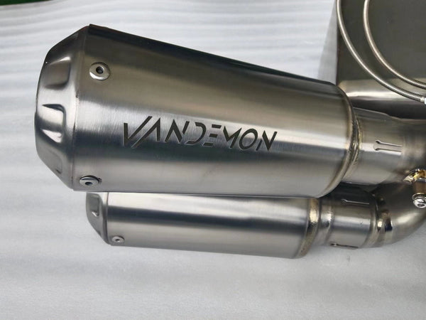 Triumph Rocket 3R & GT 2500 Titanium Bimodal Stealth Side Mount Titanium Slip-On 2019-2026