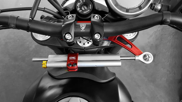 CNC RACING | Steering damper kit Ducati Scrambler