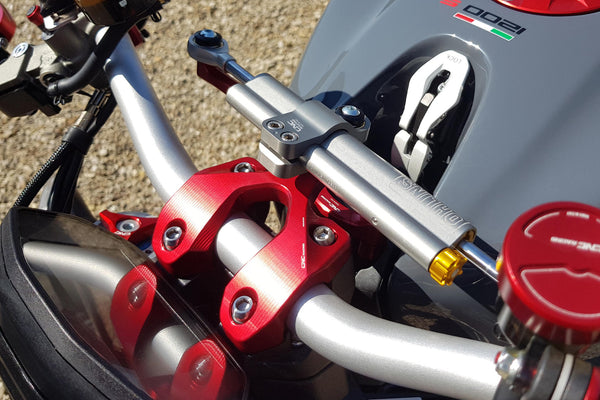 CNC RACING | Steering damper kit - bracket Ducati Monster 1200