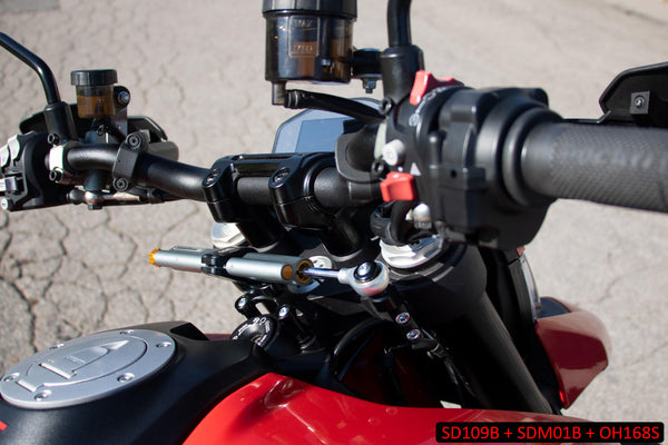 CNC RACING | Steering damper kit Ducati Hypermotard 950 / SP