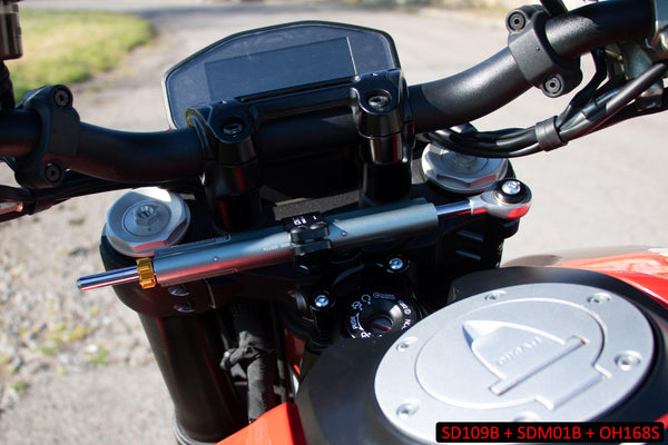 CNC RACING | Steering damper kit Ducati Hypermotard 950 / SP