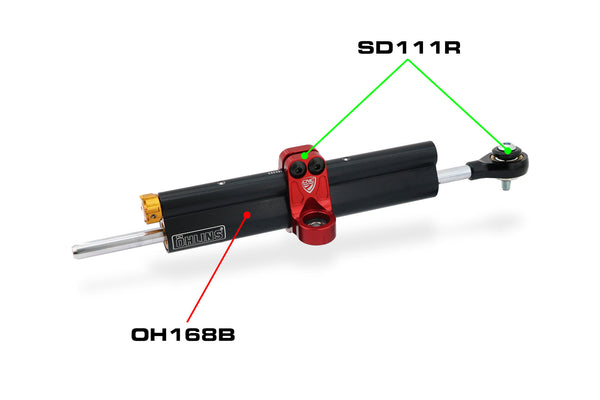 CNC RACING | Steering damper kit Ducati Panigale V4