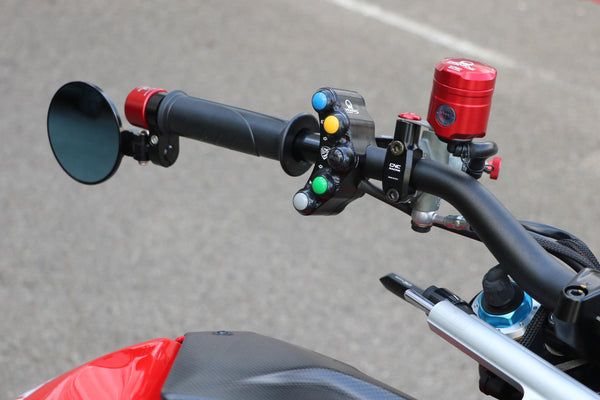 CNC RACING | Fluid oil reservoir brake-clutch 12 ml MONOCHROME included three outflow PRAMAC RACING Limited Edition