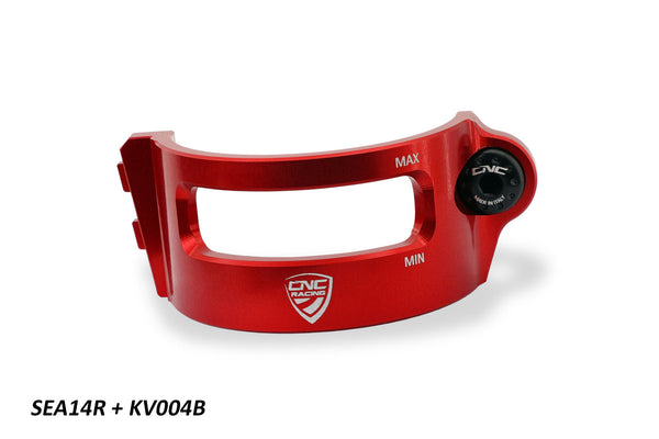 CNC RACING | Clamp for rear brake fluid tank Ducati Multistrada V4