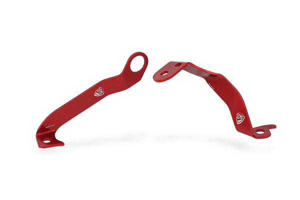 CNC RACING | Bracket kit for clutch and brake fluid tank Ducati Panigale V4