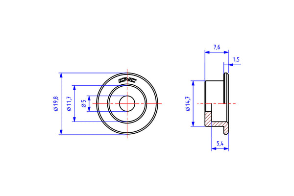 CNC RACING | Clutch spring Retainers kit