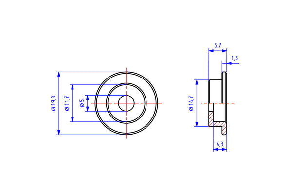 CNC RACING | Clutch spring Retainers kit