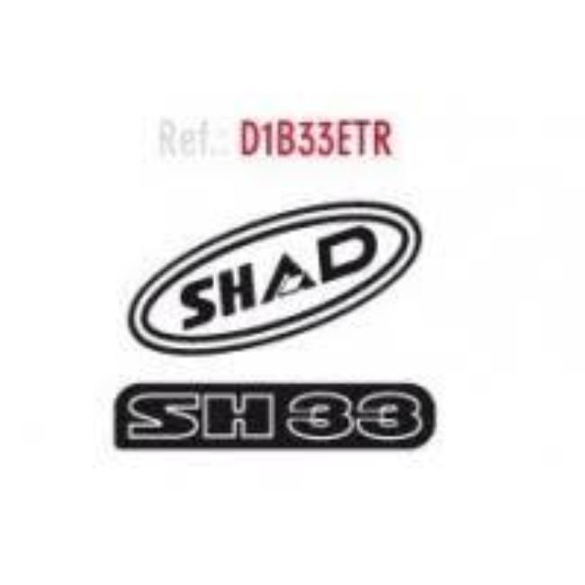 SHAD SH33 WHITE STICKER REPLACEMENT – D1B333ETR