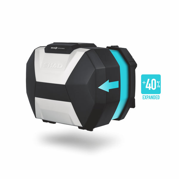 SHAD SH38X Expandable Side Cases (Aluminum) – D0B38200