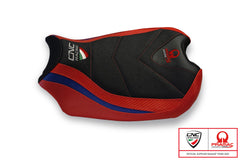 CNC RACING | Seat cover Ducati Panigale V4 - Pramac Racing Limited edition