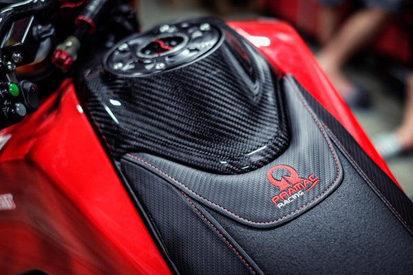 CNC RACING | Seat cover Ducati Hypermotard 950 - Pramac racing Limited Edition