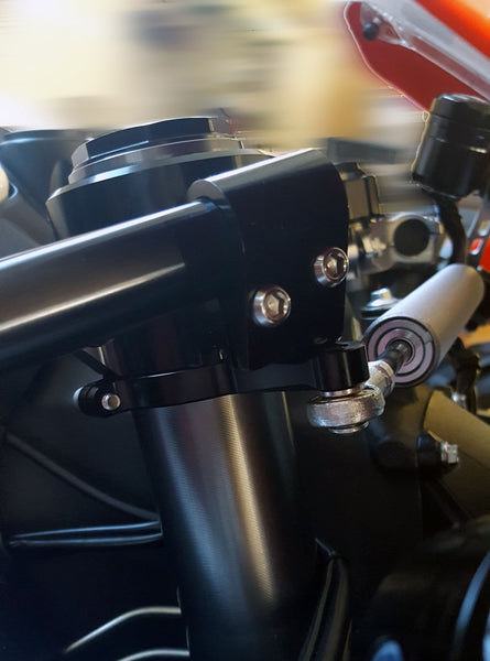 CNC RACING | Steering damper bracket Ducati Panigale Ø 53mm