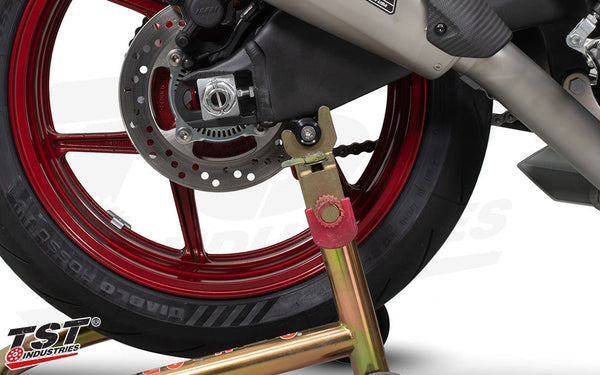 TST M8 Anodized Aluminum Swingarm Spools