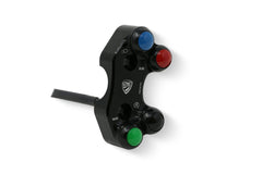 CNC RACING | Right handlebar switch Aprilia 660/V4 - OEM and RCS Brembo brake master cylinder