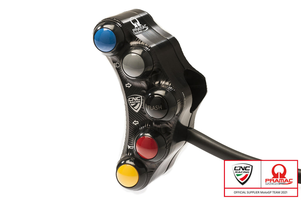 CNC RACING | LEFT HANDLEBAR SWITCH PRAMAC RACING LIM. ED - STREET USE