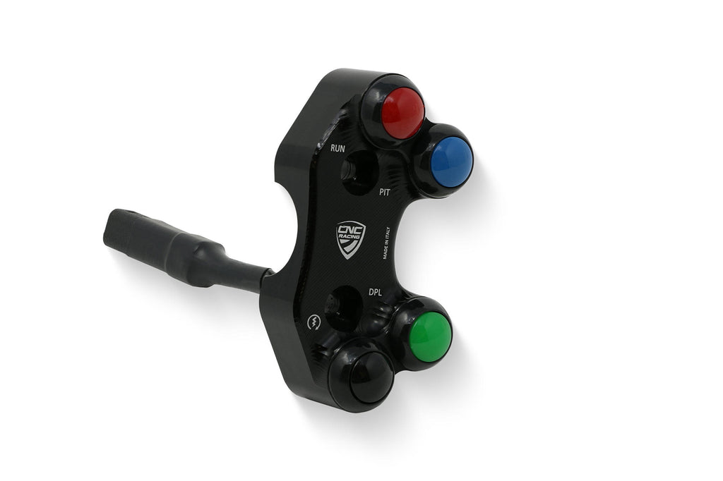 CNC RACING | Right handlebar switch Ducati Panigale V4R - OEM and RCS Brembo brake master cylinder