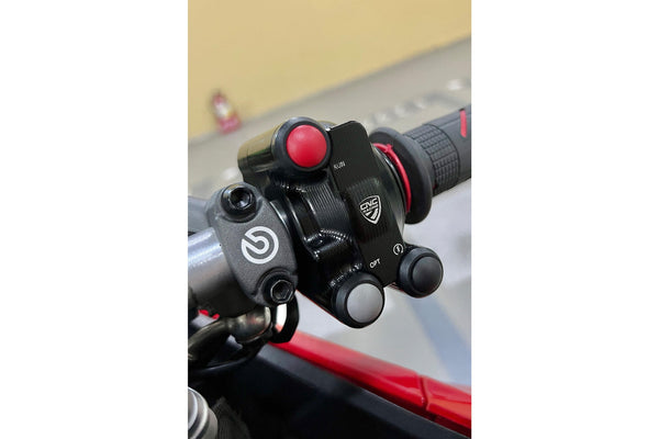 CNC RACING | Right handlebar switch on throttle control unit cover Ducati