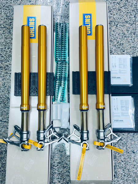 OHLINS FGR 265 SUPERBIKE SUPERSPORT FRONT FORKS SPRING PRESSURIZED TTX BMW S 1000 R (2019–2025), BMW M 1000 R (2021–2025)