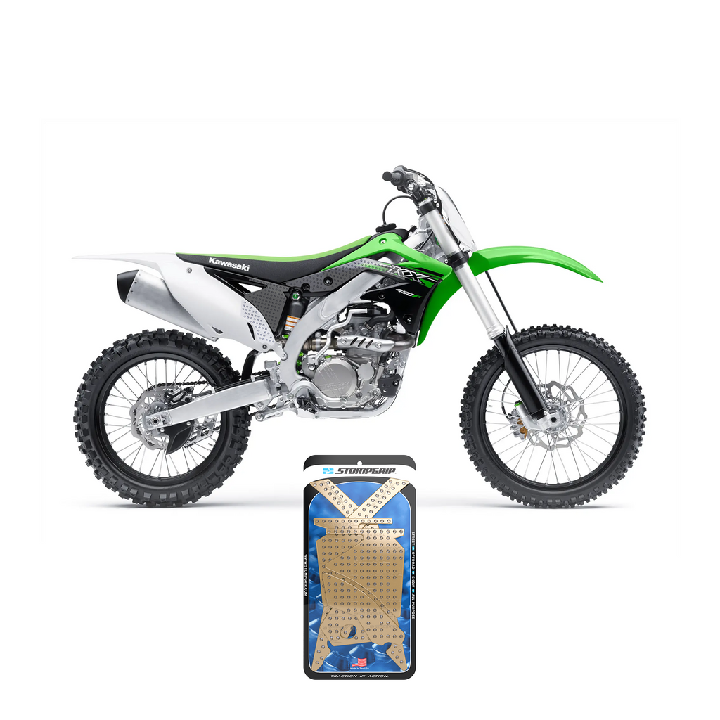 STOMPGRIP Kawasaki KX 450F 12-15 Dirt Bike 3D Griptape Kit (0030-1)