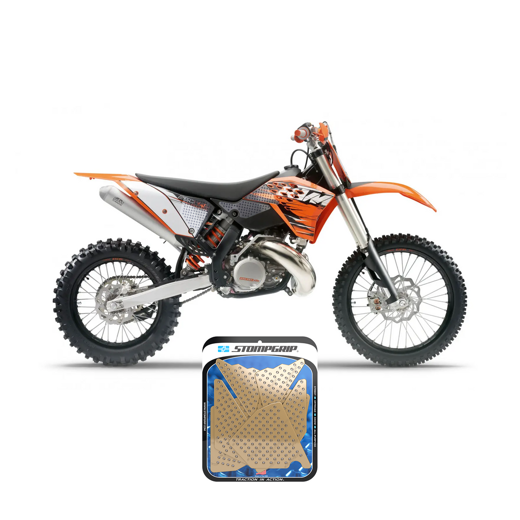 STOMPGRIP KTM 250/300/450 XC-W 08-11 Dirt Bike 3D Griptape Kit (0048-10)