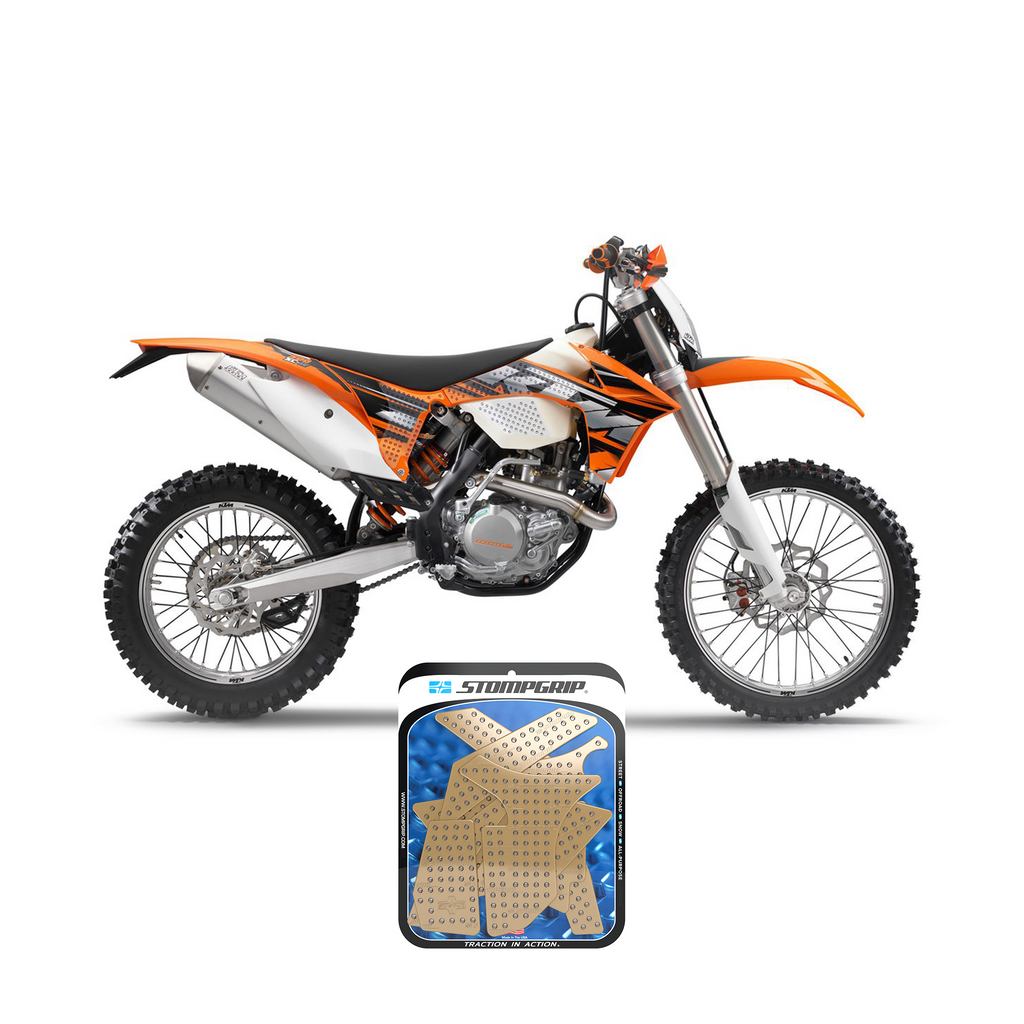 STOMPGRIP KTM 200/250/300/450/500 XC-W 12-13 Dirt Bike 3D Griptape Kit (0050-2)