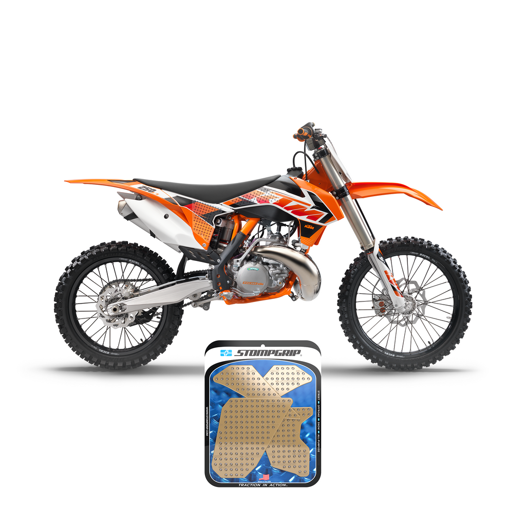 STOMPGRIP KTM 200/250/300/450/500 XC-W 14-16 Dirt Bike 3D Griptape Kit (0053-8)