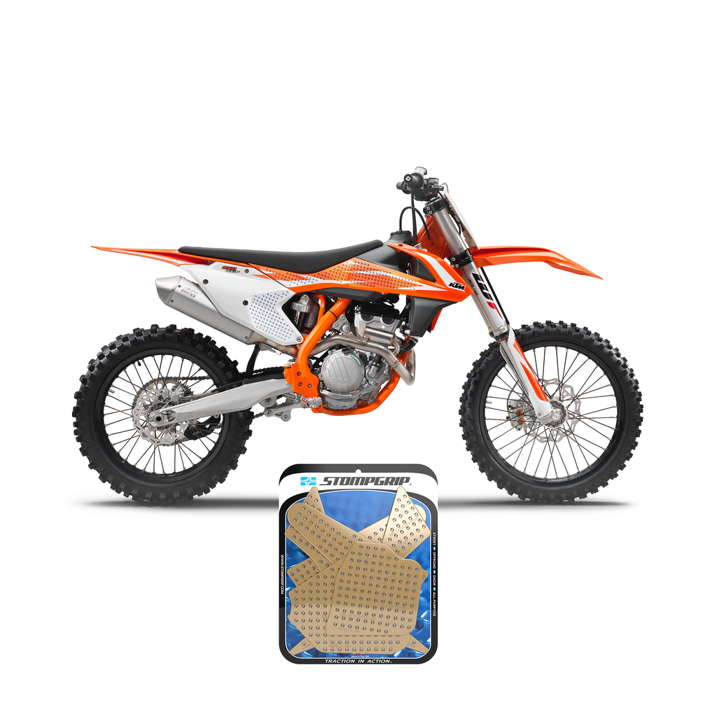 STOMPGRIP KTM 250/350/450 SX-F 16-18 Dirt Bike 3D Griptape Kit (0058-6)