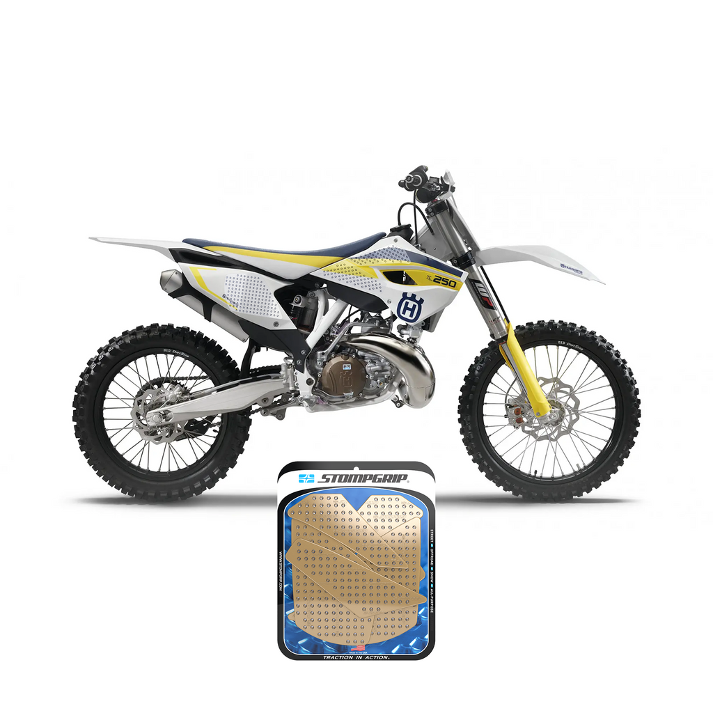 STOMPGRIP Husqvarna TE 125/250/300 14-16 Dirt Bike 3D Griptape Kit (0061-5)