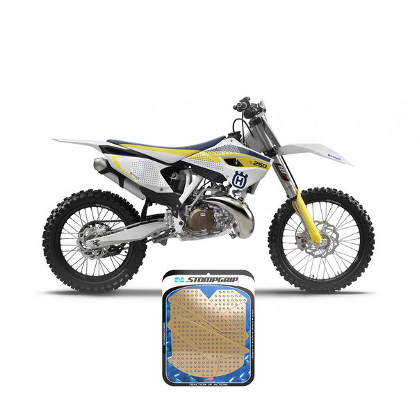 STOMPGRIP Husqvarna TE 125/250/300 14-16 Dirt Bike 3D Griptape Kit (0061-5)