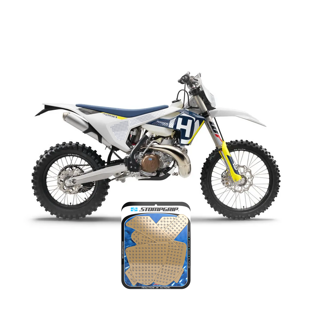 STOMPGRIP Husqvarna TE 150/250/300 17-19 Dirt Bike 3D Griptape Kit (0068-7)