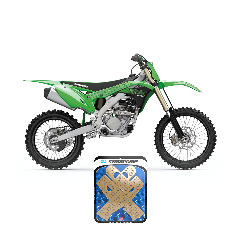 STOMPGRIP Kawasaki KX 250F 17-20 Dirt Bike 3D Griptape Kit (0072)