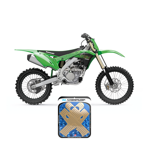 STOMPGRIP Kawasaki KX 250F 17-20 Dirt Bike 3D Griptape Kit (0072)