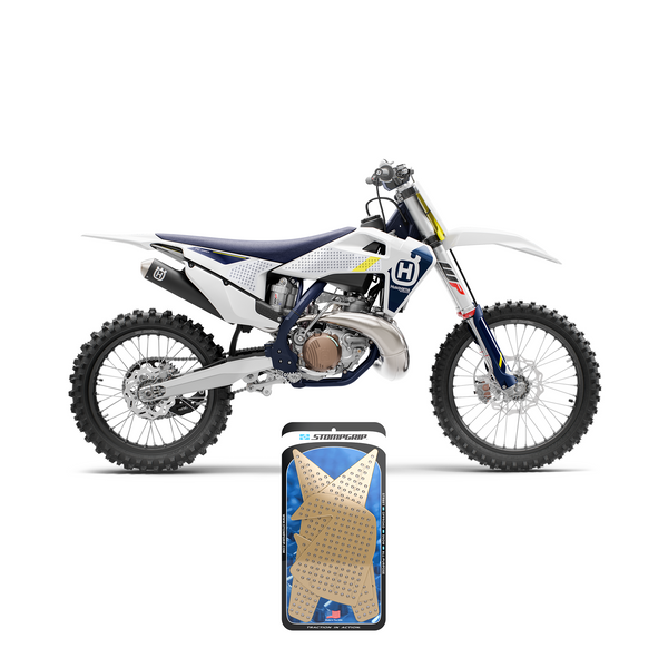 STOMPGRIP Husqvarna TC 125/250 19-22 Dirt Bike 3D Griptape Kit (0078-5)