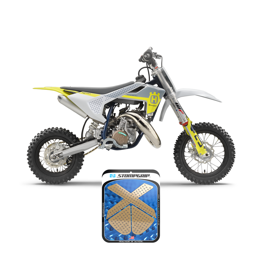 STOMPGRIP Husqvarna TC 50/Mini/65 18-23 Dirt Bike 3D Griptape Kit (0080)