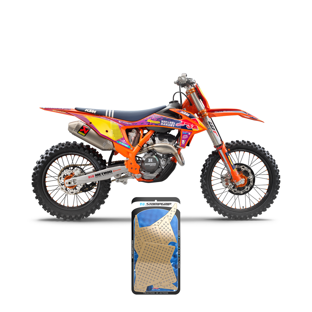 STOMPGRIP KTM 250 SX-F Factory Edition 19-21 Dirt Bike 3D Griptape Kit (0081-2)