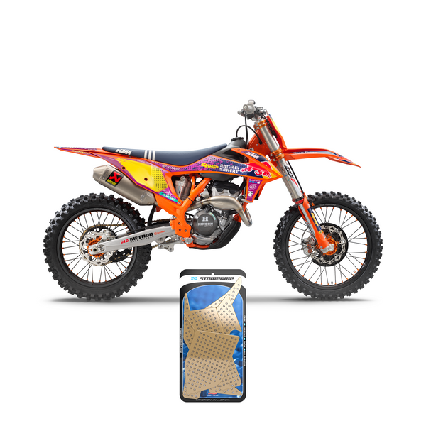 STOMPGRIP KTM 250 SX-F Factory Edition 19-21 Dirt Bike 3D Griptape Kit (0081-2)