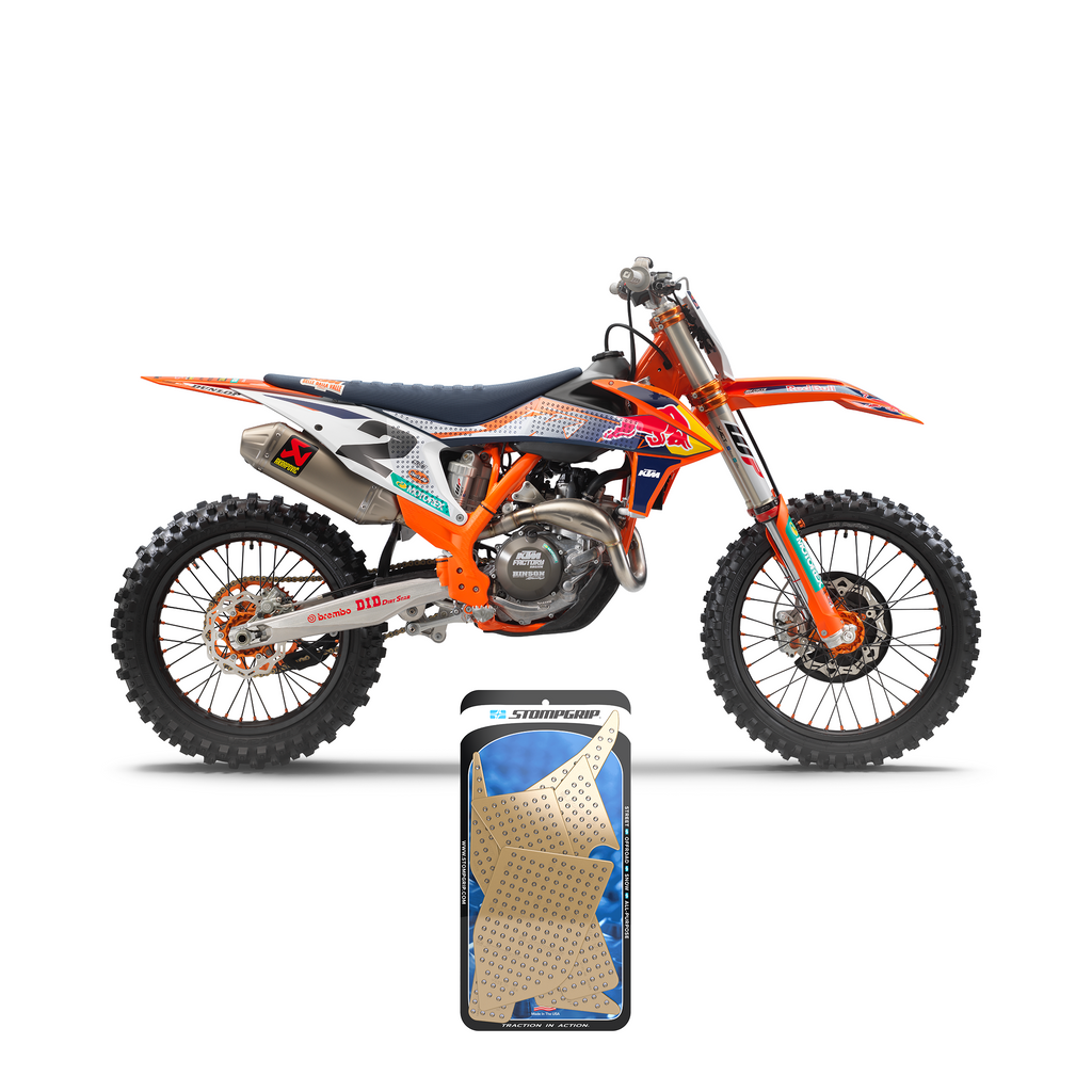 STOMPGRIP KTM 450 SX-F Factory Edition 18-21 Dirt Bike 3D Griptape Kit (0081-3)