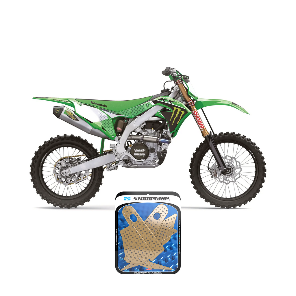 STOMPGRIP Kawasaki KX 450/SR/X/XC 19-23 Dirt Bike 3D Griptape Kit (0083-1)