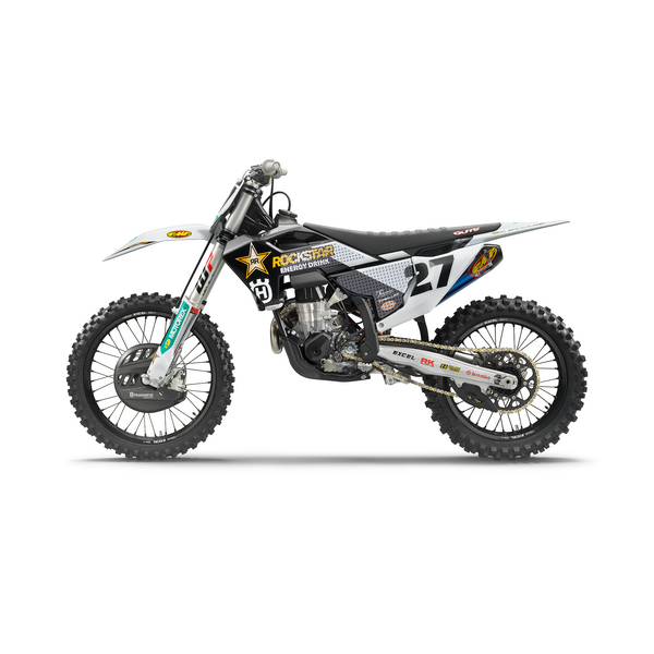 STOMPGRIP Husqvarna FC 250/450 Rock Star 22-23 Dirt Bike 3D Griptape Kit (0090-1)