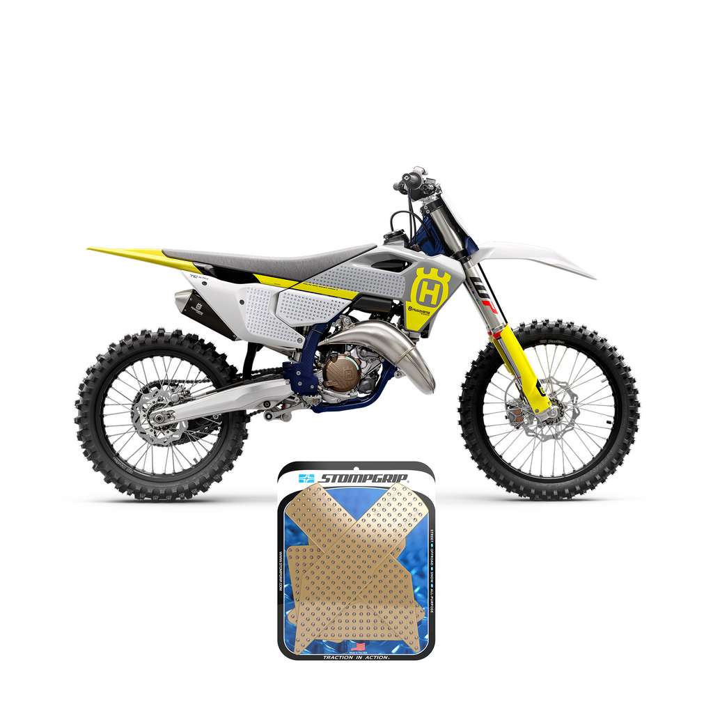 STOMPGRIP Husqvarna TC 125/250 23-24 Dirt Bike 3D Griptape Kit (0090-4)