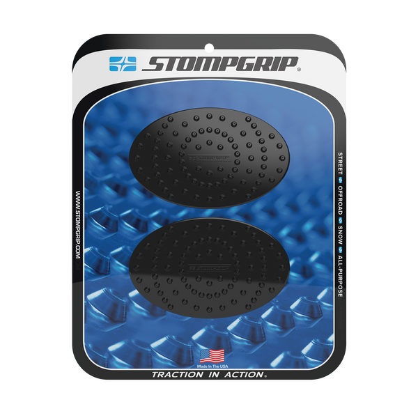 STOMPGRIP Universal Street Bike: Oval Tank Grips (0003)