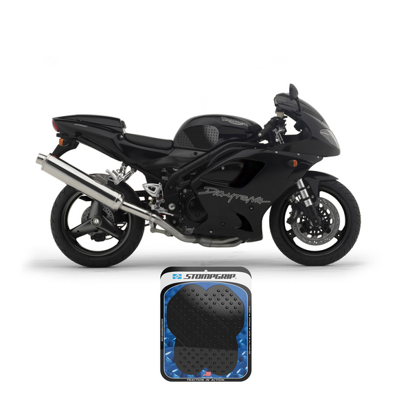 STOMPGRIP Universal Street Bike: Large Sport Bike Tank Grips (0001)