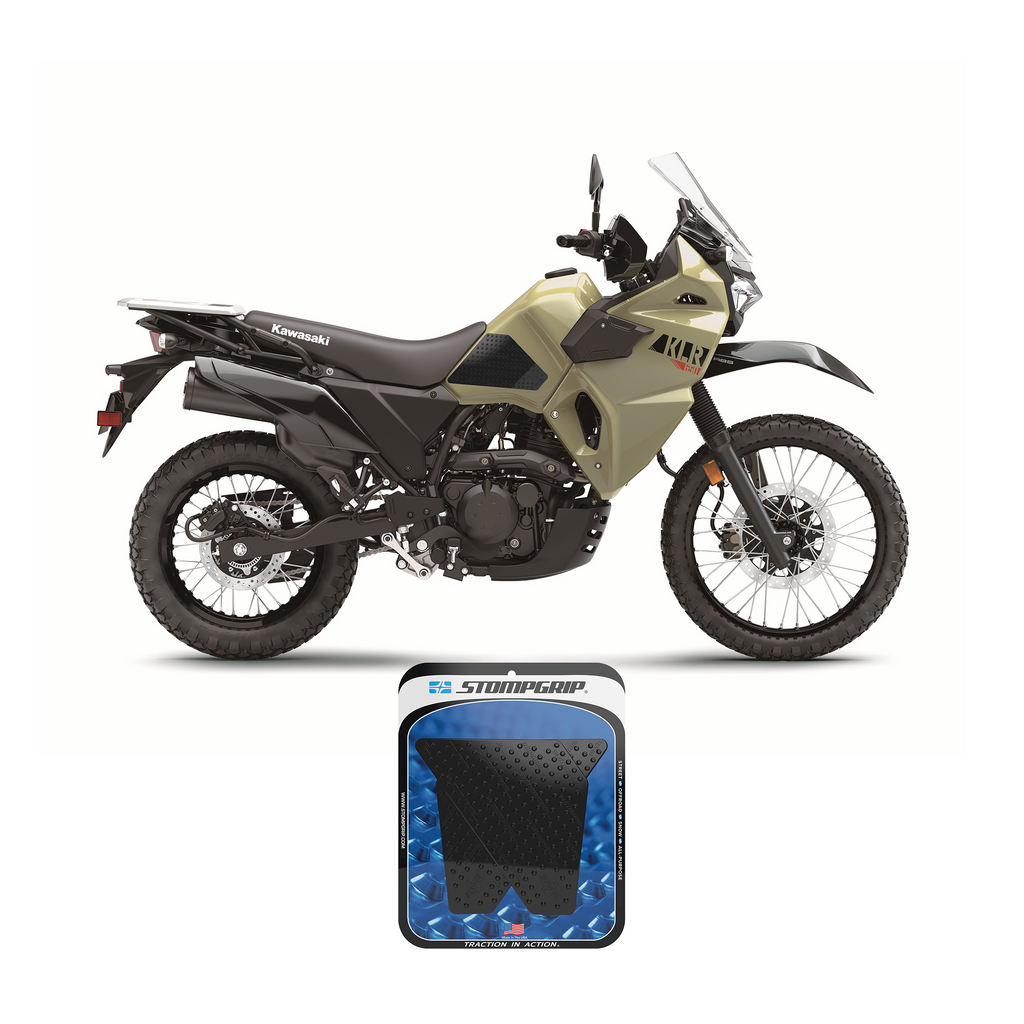 STOMPGRIP Kawasaki KLR 650 Adventure/Traveler 22-26 Tank Grips (0060-6)