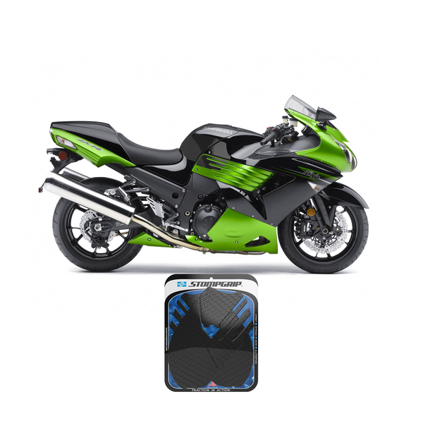 STOMPGRIP Kawasaki Ninja ZX-14 / ZZR 1400 ABS 06-11 Tank Grips (0033)