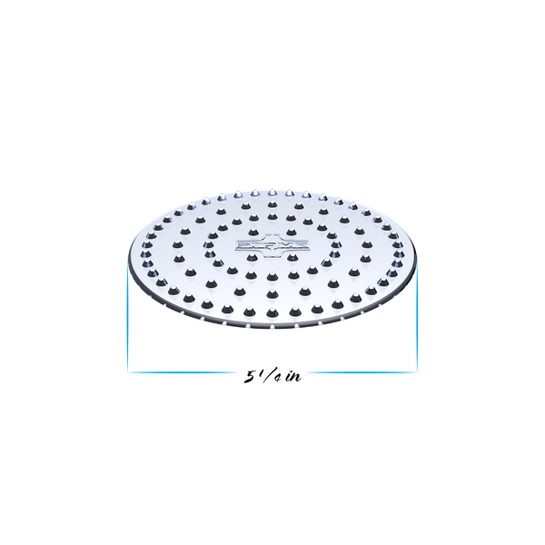 Snowboard Stomp Pad : Clear : Spiked : CIRCLE