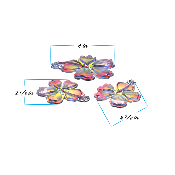 Snowboard Stomp Pad : Cute : Traction : HIBISCUS