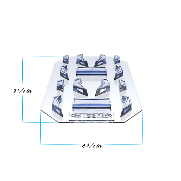 Snowboard Stomp Pad : Clear : Traction : KNOBBY
